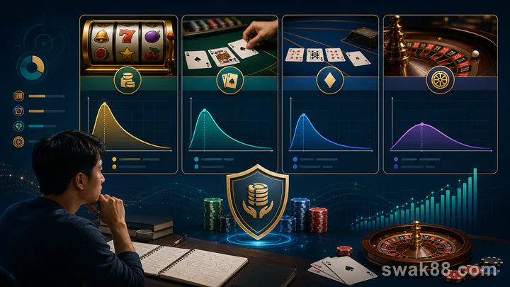Online casino games and house edge comparison